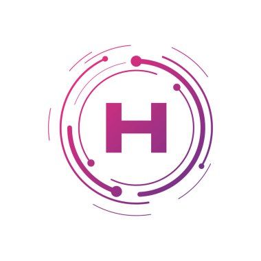 H Harfi İlk Siber Çokluortam Logosu