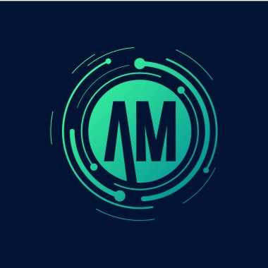 Harf A M İlk Siber Çokluortam logosu