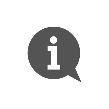 Bilgi Yardım Masası Simgesi Vektör Şablonu