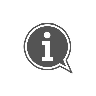 Bilgi Yardım Masası Simgesi Vektör Şablonu