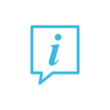 Bilgi Yardım Masası Simgesi Vektör Şablonu