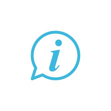 Bilgi Yardım Masası Simgesi Vektör Şablonu