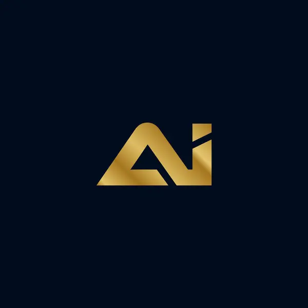 Altın Harf A I İlk Logo Şablonu