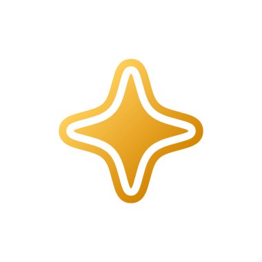 Moda düz dizaynında yıldız simgesi