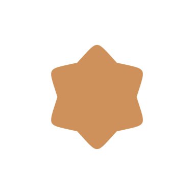 Moda düz dizaynında yıldız simgesi