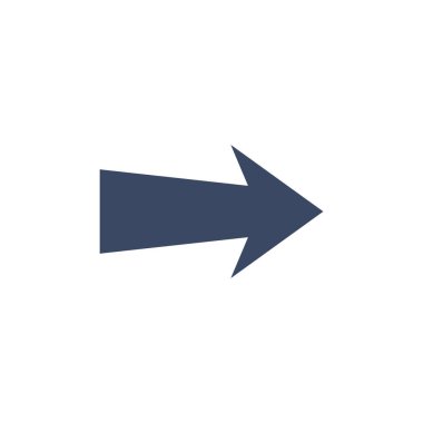 Ok Simgesi Simgesi Vektör Şablonu