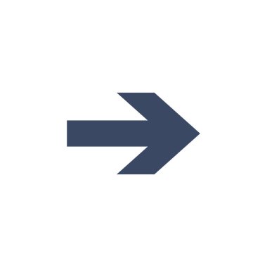 Ok Simgesi Simgesi Vektör Şablonu