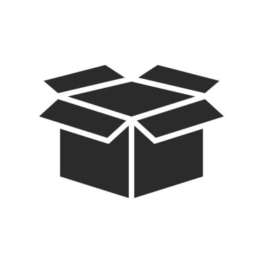 Paketleme Kutusu Simgesi Vektör Logo Şablonu