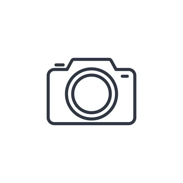 Kamera Fotoğrafı Simge Vektör Logo Şablonu