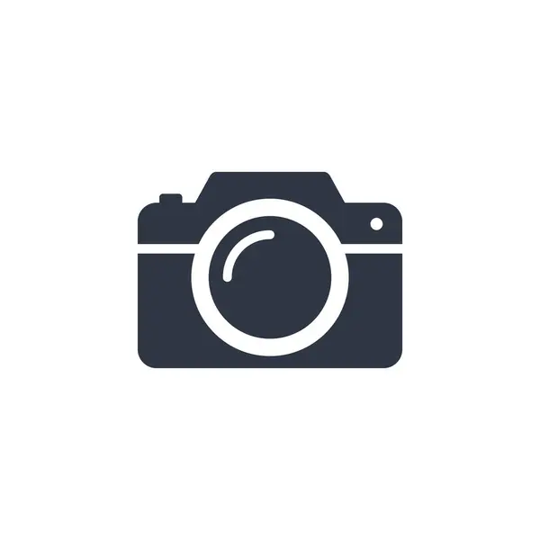 Kamera Fotoğrafı Simge Vektör Logo Şablonu
