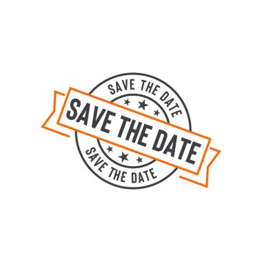 Tarih Mühür Vektör Şablonunu Kaydet