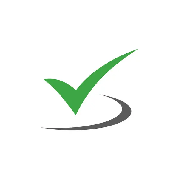 İşaretleme Listesi Tik Simgesi Vektör Logo Şablonunu Kontrol Et