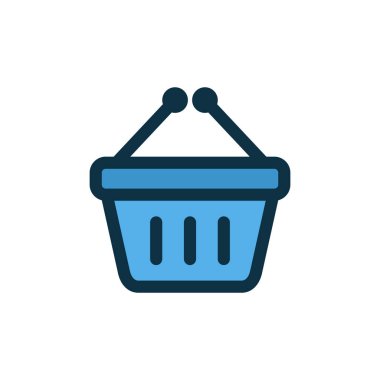 Alışveriş Sepeti, Araç Simgesi Vektör Logo Şablonu