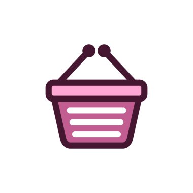 Alışveriş Sepeti, Araç Simgesi Vektör Logo Şablonu