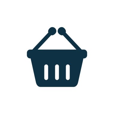 Alışveriş Sepeti, Araç Simgesi Vektör Logo Şablonu