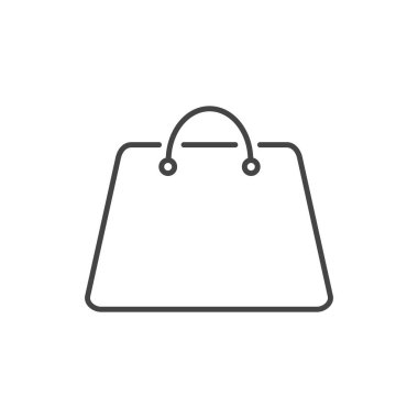 Alışveriş Torbası Simgesi Vektör Logo Şablonu