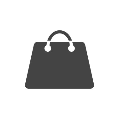 Alışveriş Torbası Simgesi Vektör Logo Şablonu