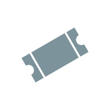 Bilet Simgesi Vektör İllüstrasyon Logo Şablonu