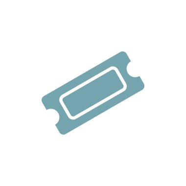 Bilet Simgesi Vektör İllüstrasyon Logo Şablonu