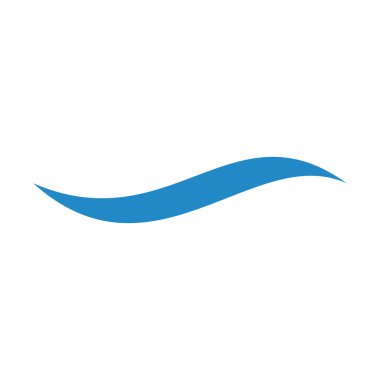 Soyut Dalga Su Vektörü Şablonu