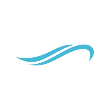 Soyut Dalga Su Vektörü Şablonu