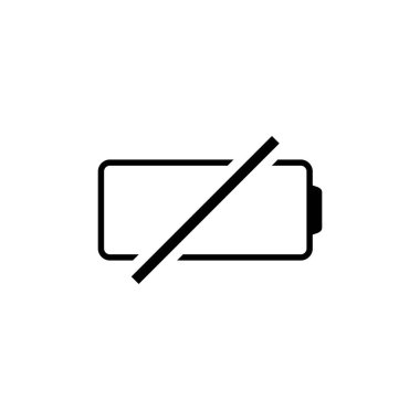 Pil Güç Göstergesi Simgesi Vektörü