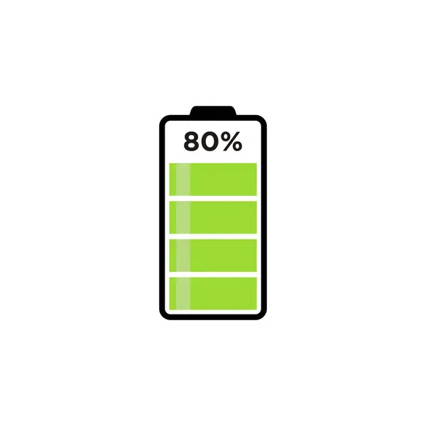 stock vector Battery Power Indicator Icon Vector