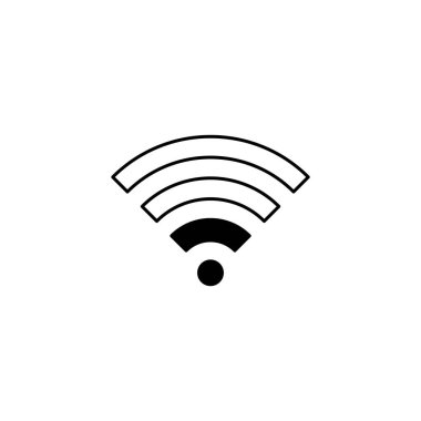 Telefon Sinyali Wi-Fi Göstergesi Simge Vektörü