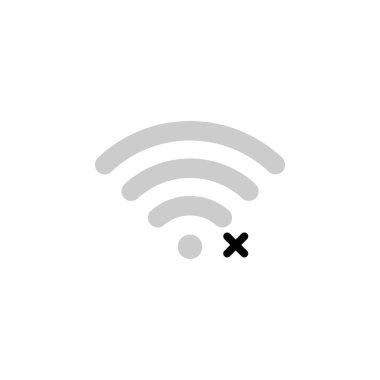 Telefon Sinyali Wi-Fi Göstergesi Simge Vektörü