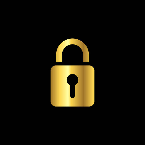 Шаблон векторного логотипа с иконкой "Золотой цвет"