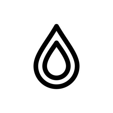 Su Simgesi Vektör Şablonunu Bırak