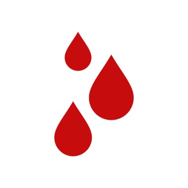 Kan Simgesi Vektör Şablonunu Bırak