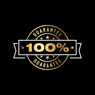 % 100 Altın Mühür Mühürleme Şablonu