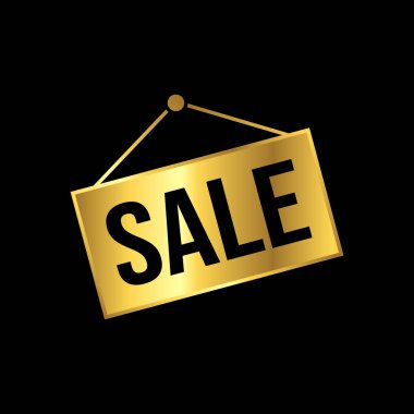 Altın Asma İşareti İndirim Şablonu