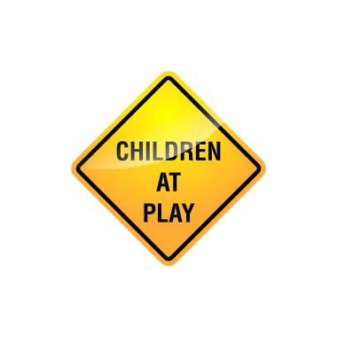 Trafik İşareti Sokak İmza Simgesi Vektör Şablonu