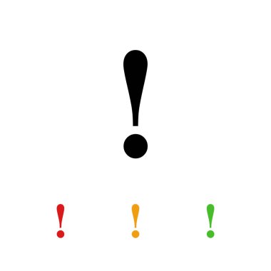 Ünlem İmzalama Simgesi Vektör Şablonu