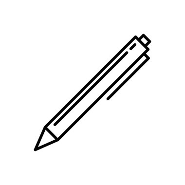 Basit Kalem Simgesi Vektör Şablonu