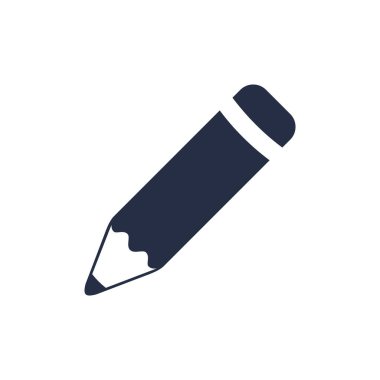 Basit Moda Kalem Simgesi Vektör Şablonu