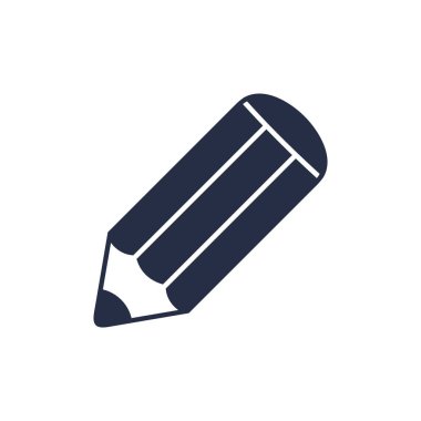 Basit Moda Kalem Simgesi Vektör Şablonu