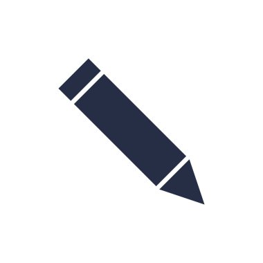 Basit Moda Kalem Simgesi Vektör Şablonu