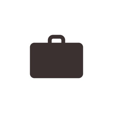 Evrak çantası vektör simgesi. Grafik ve web tasarımı için basit vektör illüstrasyonuName.
