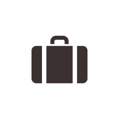 Evrak çantası vektör simgesi. Grafik ve web tasarımı için basit vektör illüstrasyonuName.