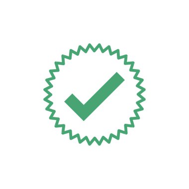 İşaretleme Listesi Çember Rozet Vektör Şablonunu Kontrol Et