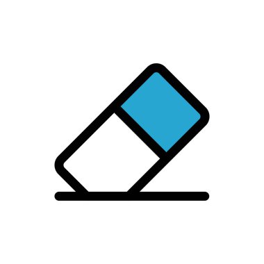 Silgi Simgesi Moda Vektörü Şablonu