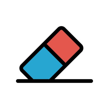 Silgi Simgesi Moda Vektörü Şablonu