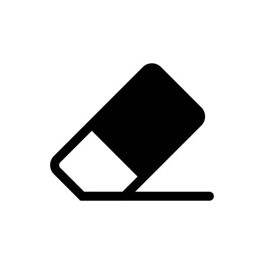 Silgi Simgesi Moda Vektörü Şablonu