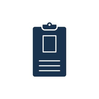 İsim Etiketi Simgesi Vektör Şablonu