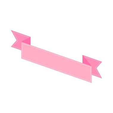 Düz Biçim Vektör Şablonunda Boş Kurdeleler