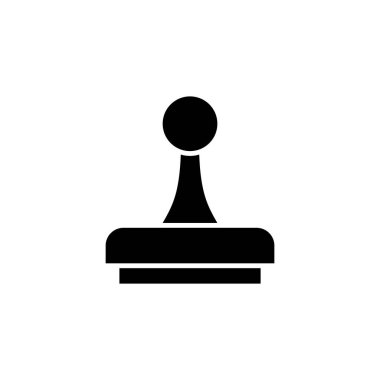 Plastik Damga Simgesi Vektör Şablonu