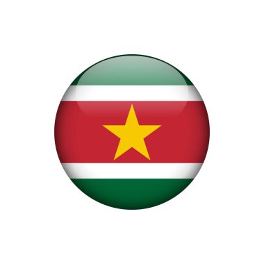 Bayrak Çemberi Düğmesi Vektör Şablonunu Sürün